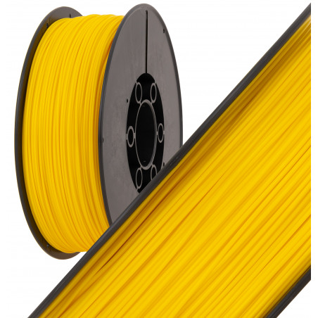 Filament elastyczny GUMA TPU 0,9kg Plastspaw Żółty
